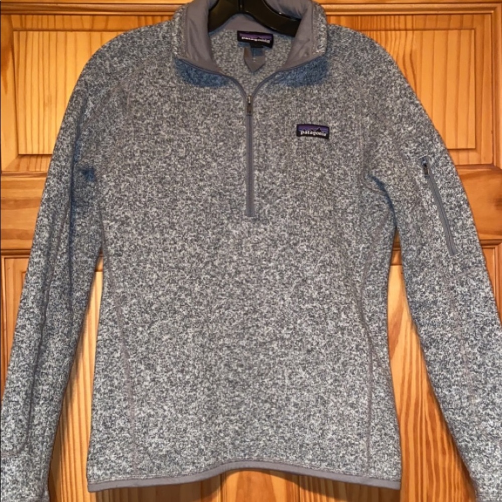 Grey Patagonia Quarter Zip